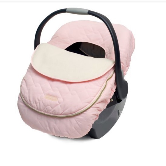 jj cole car seat cover pink